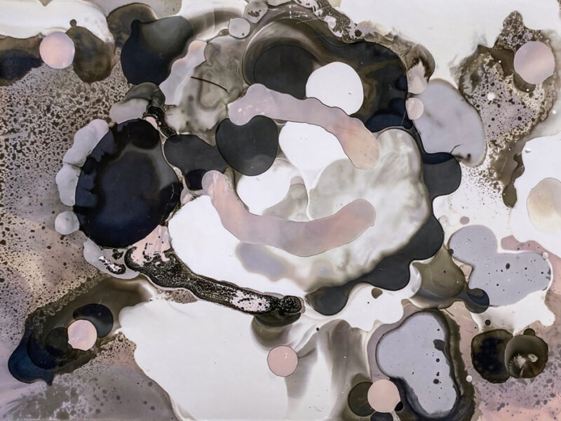 Volatil/ Serie Rorschach test 2022 / quimigrama / 20x 24cm